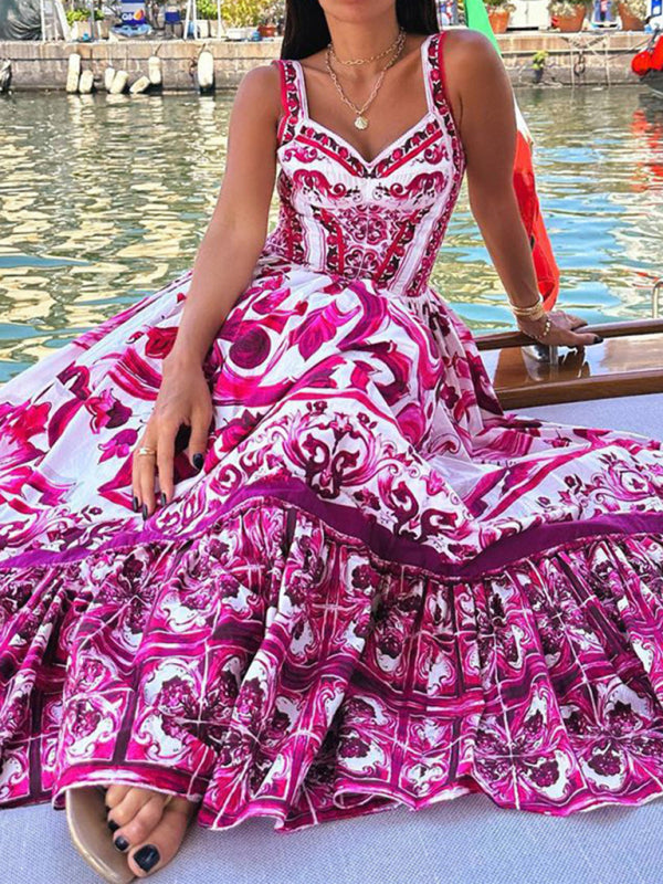 Bohemian Breeze Maxi Swing Dress