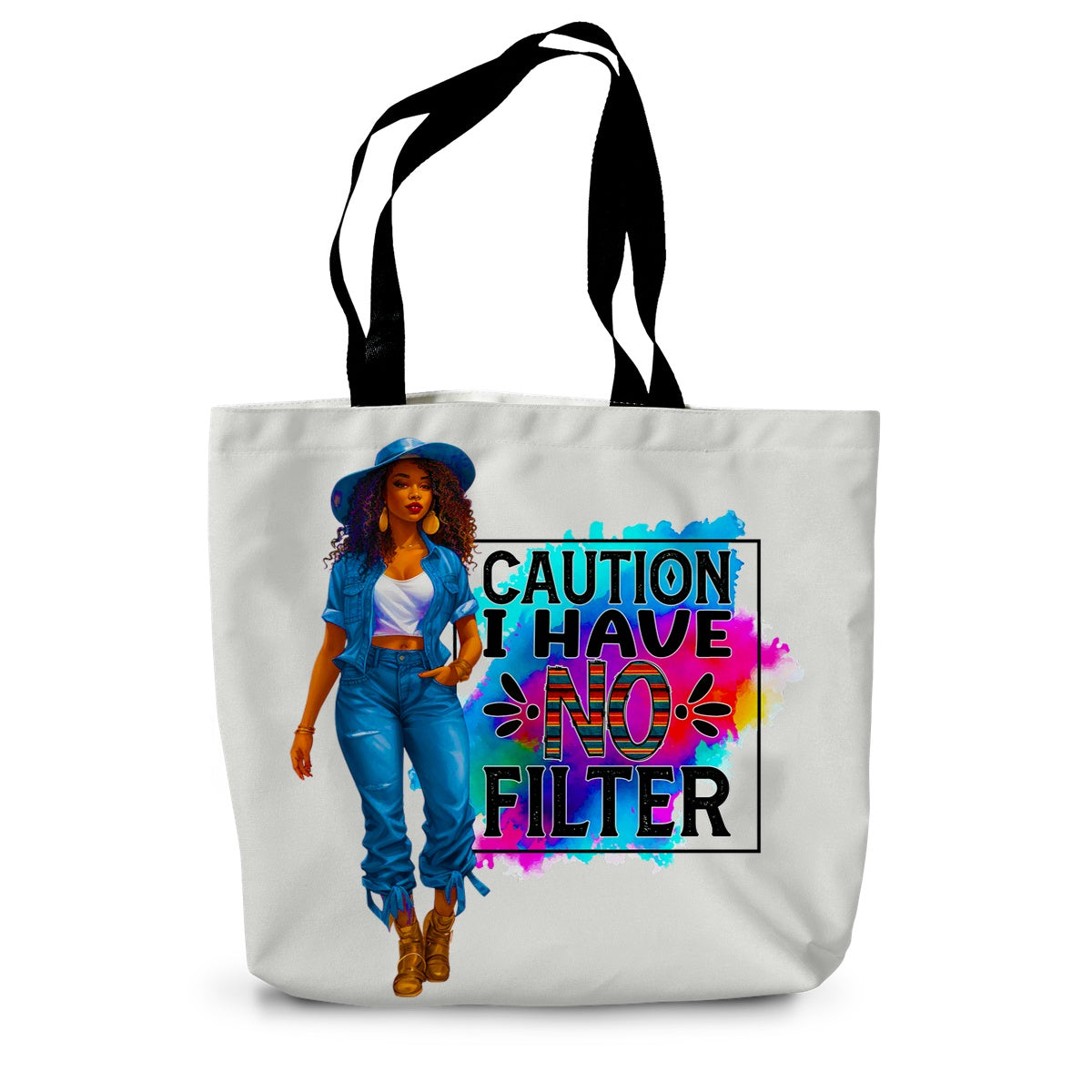I Speak My Mind Because It Hurts To Bite My Tongue Canvas Tote Bag
