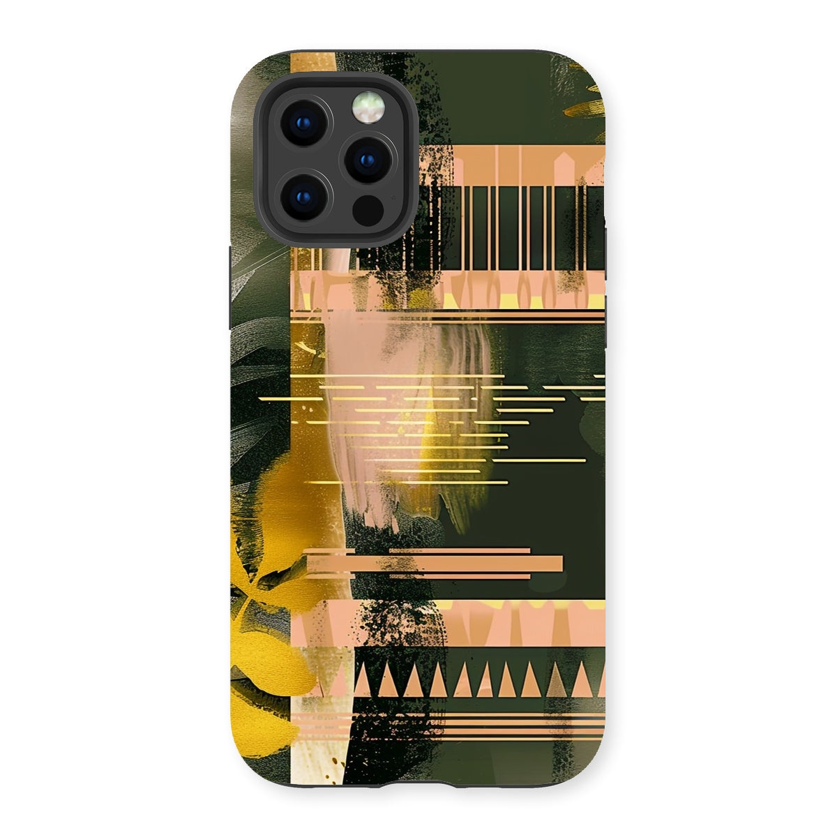 Echoes of Life Eclectic Abstract Art Tough Phone Case