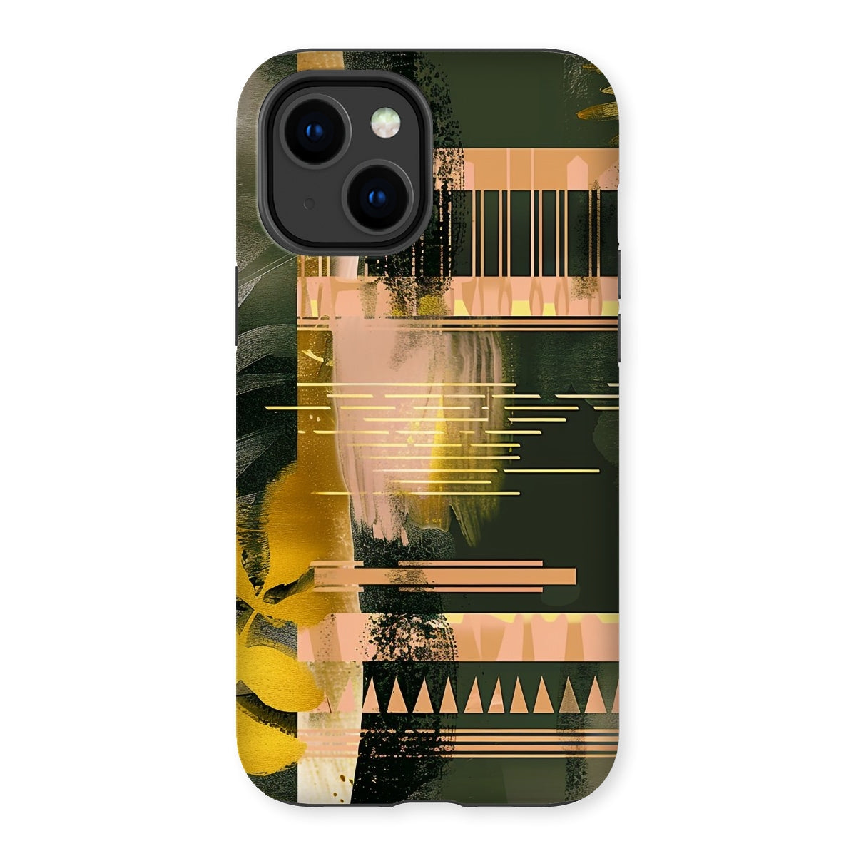 Echoes of Life Eclectic Abstract Art Tough Phone Case