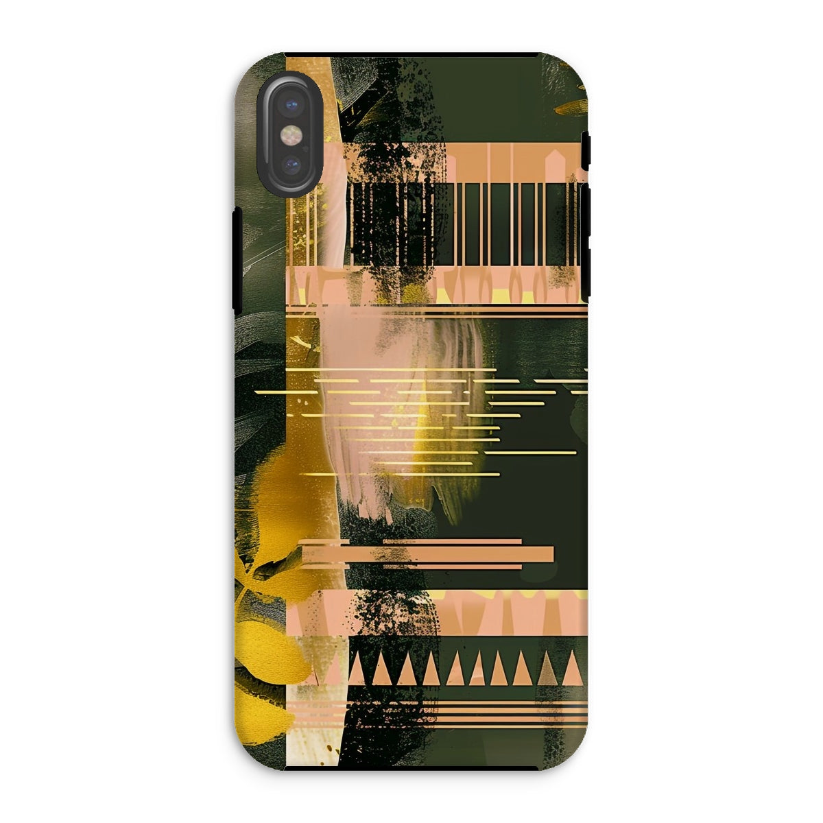 Echoes of Life Eclectic Abstract Art Tough Phone Case