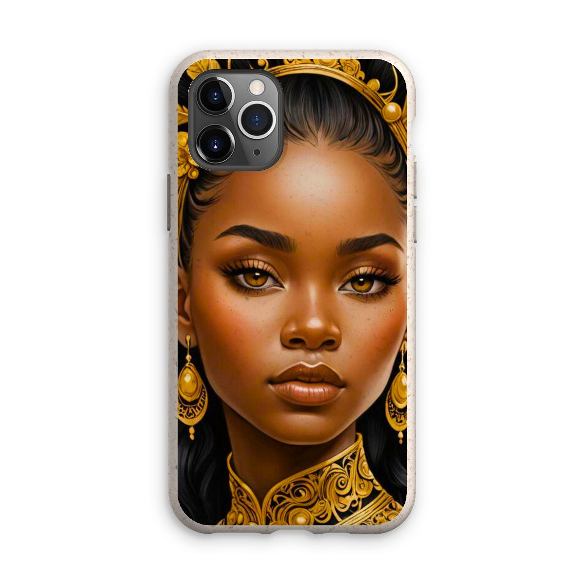 Golden Empress Glow Goddess Eco Phone Case