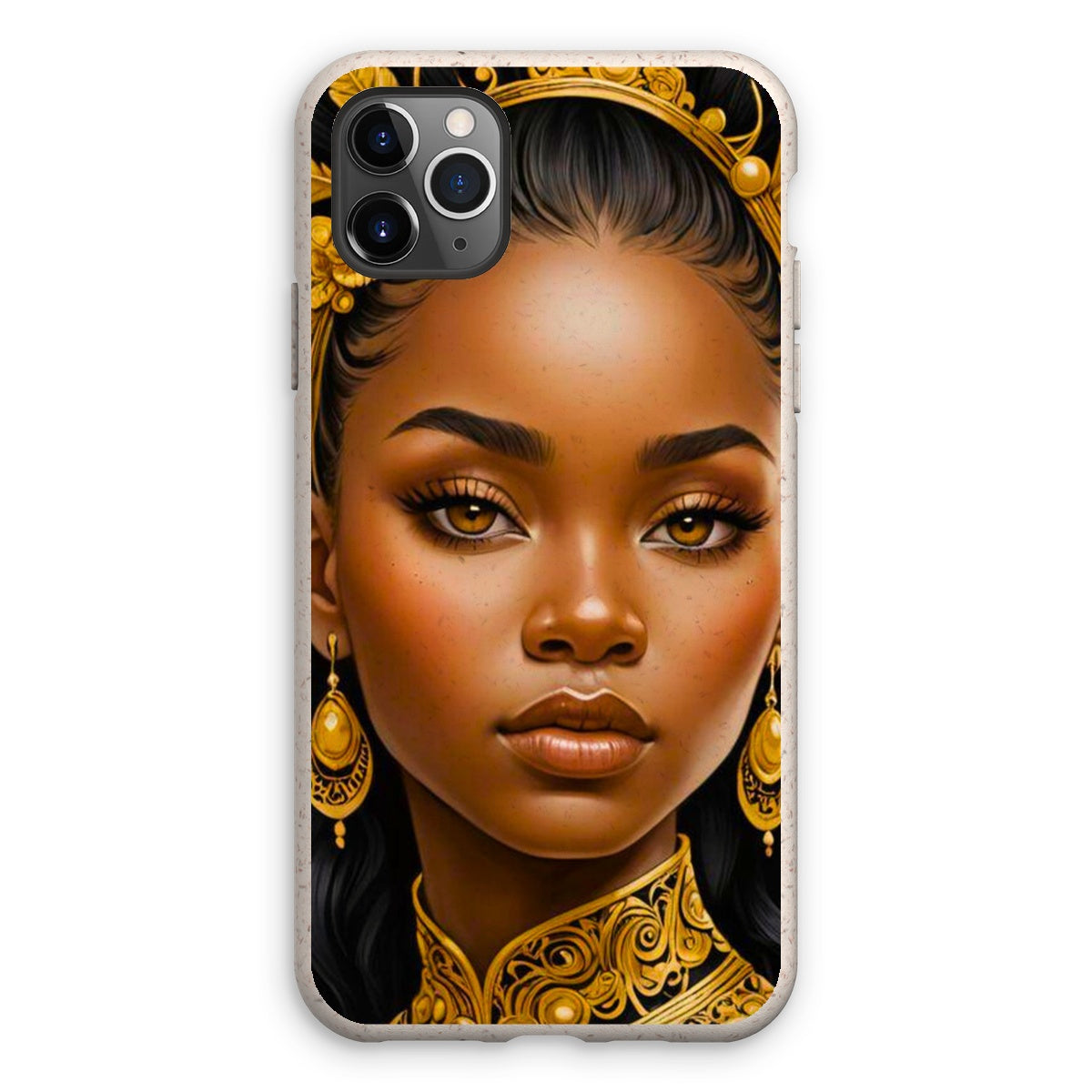 Golden Empress Glow Goddess Eco Phone Case