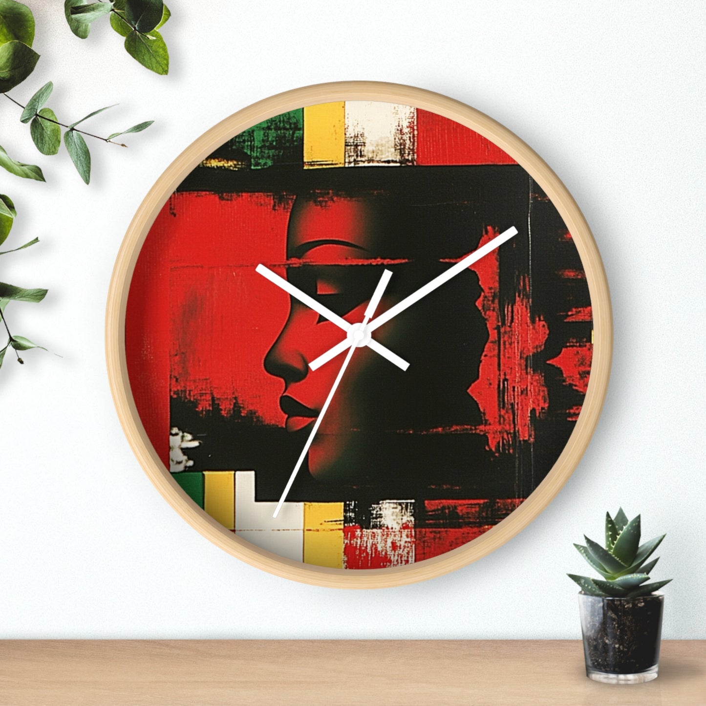 Sub-Saharan Mirage Wall Clock