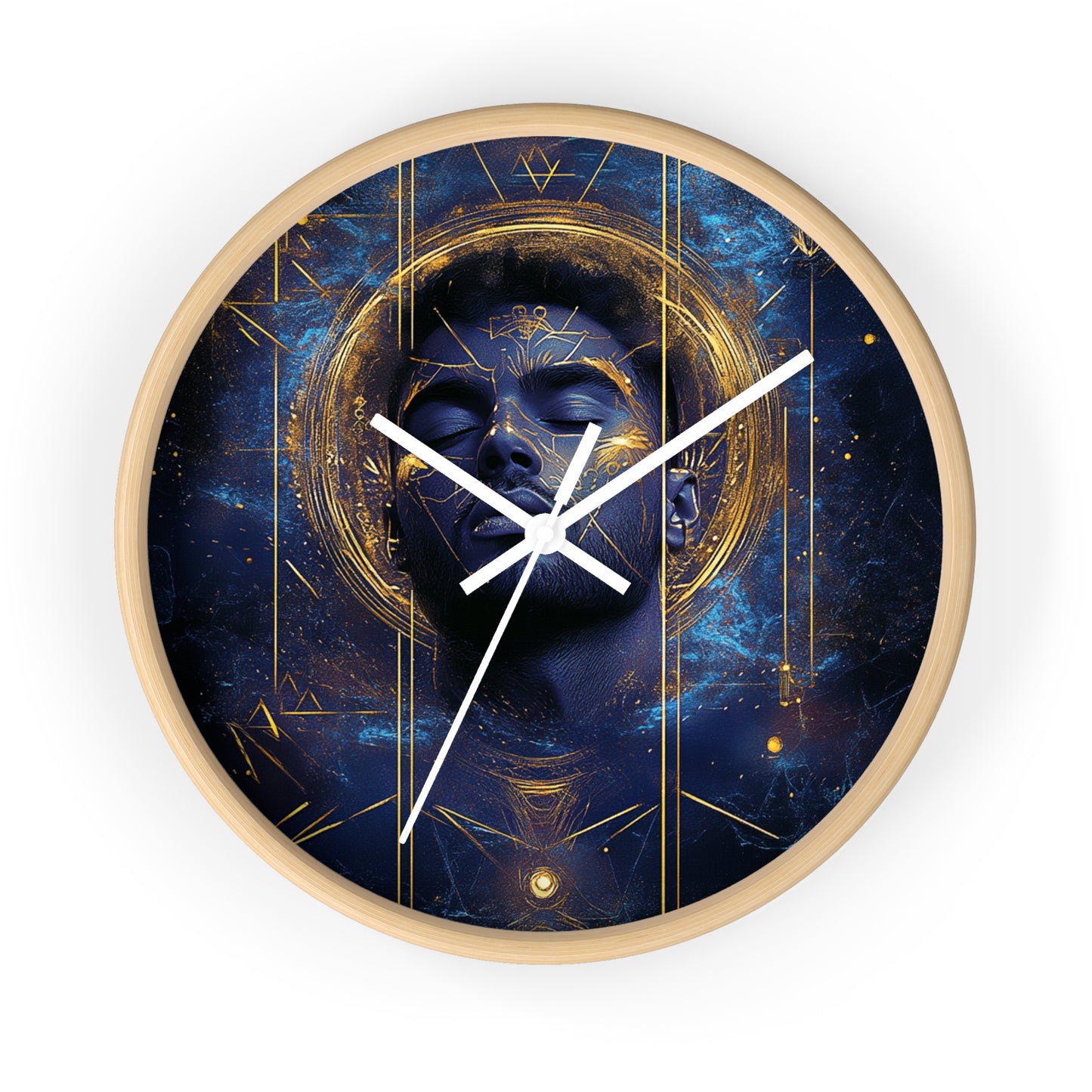 Radiant Masculine Energy Wall Clock