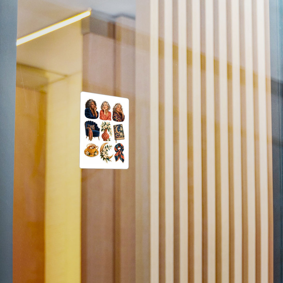 Golden Girls-Inspired Vintage Glamour Kiss-Cut Vinyl Decals