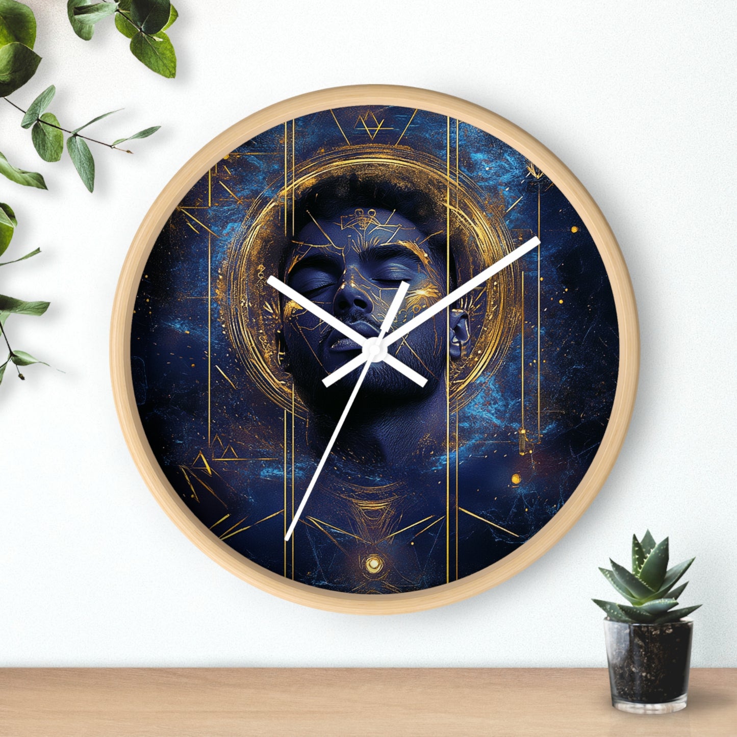 Radiant Masculine Energy Wall Clock