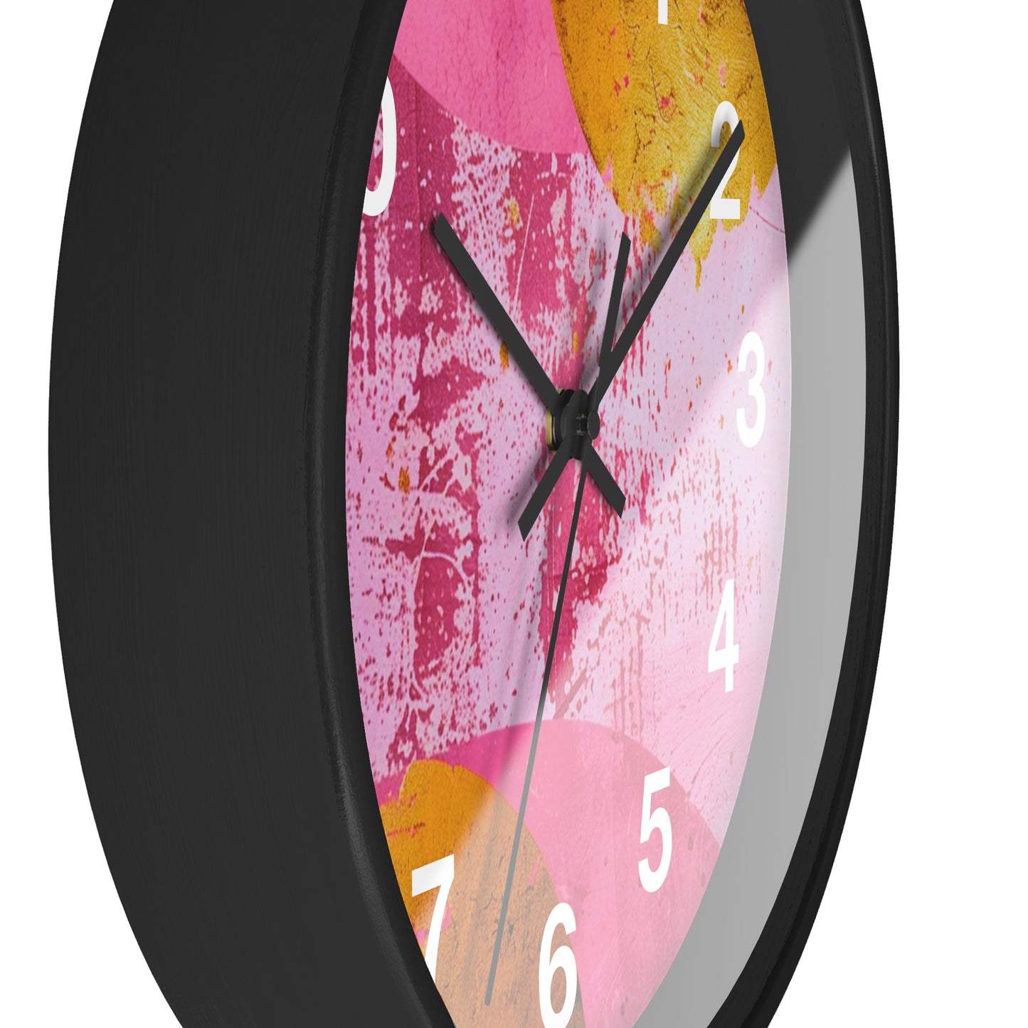 Blush and Gold Serenity Wall Clock