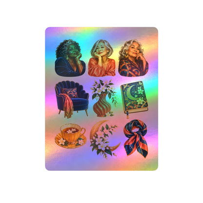 Golden Girls-Inspired Vintage Glamour Kiss-Cut Vinyl Decals