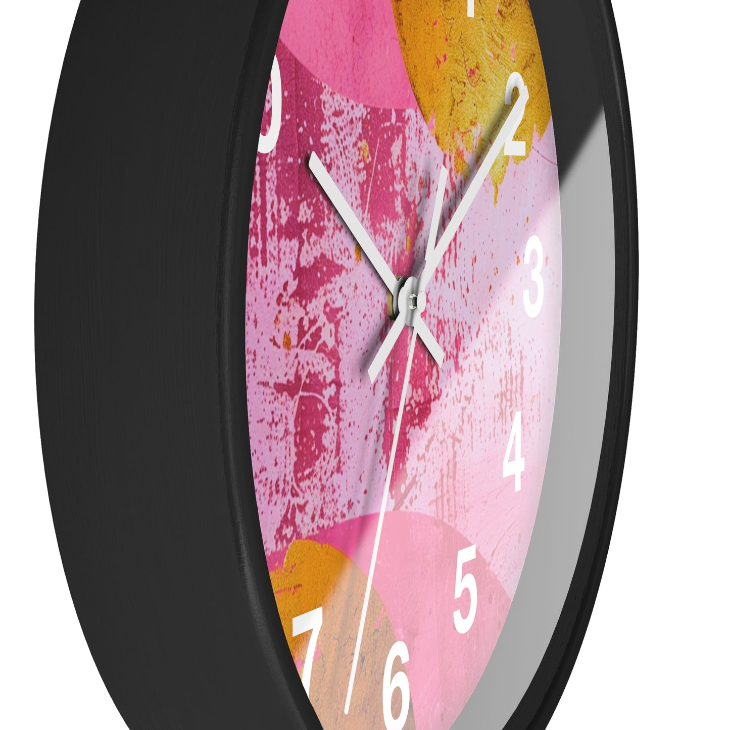 Blush and Gold Serenity Wall Clock