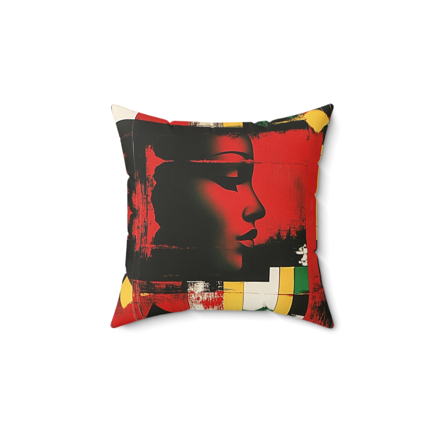 Sub-Saharan Mirage  Spun Polyester Square Pillow