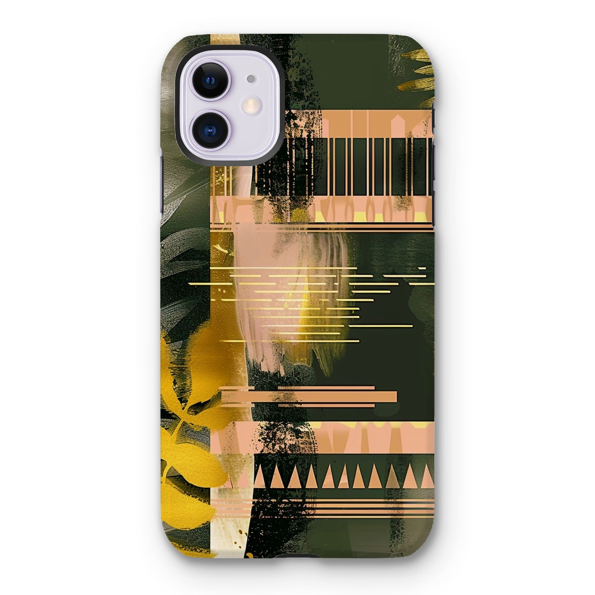 Echoes of Life Eclectic Abstract Art Tough Phone Case