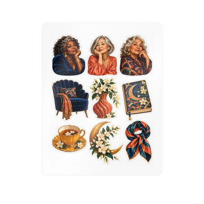 Golden Girls-Inspired Vintage Glamour Kiss-Cut Vinyl Decals