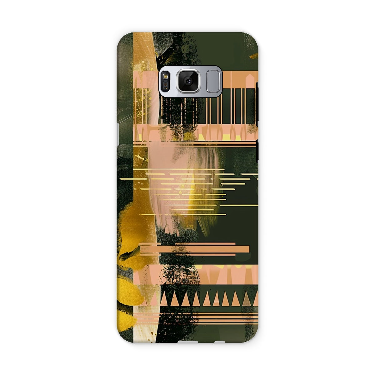 Echoes of Life Eclectic Abstract Art Tough Phone Case