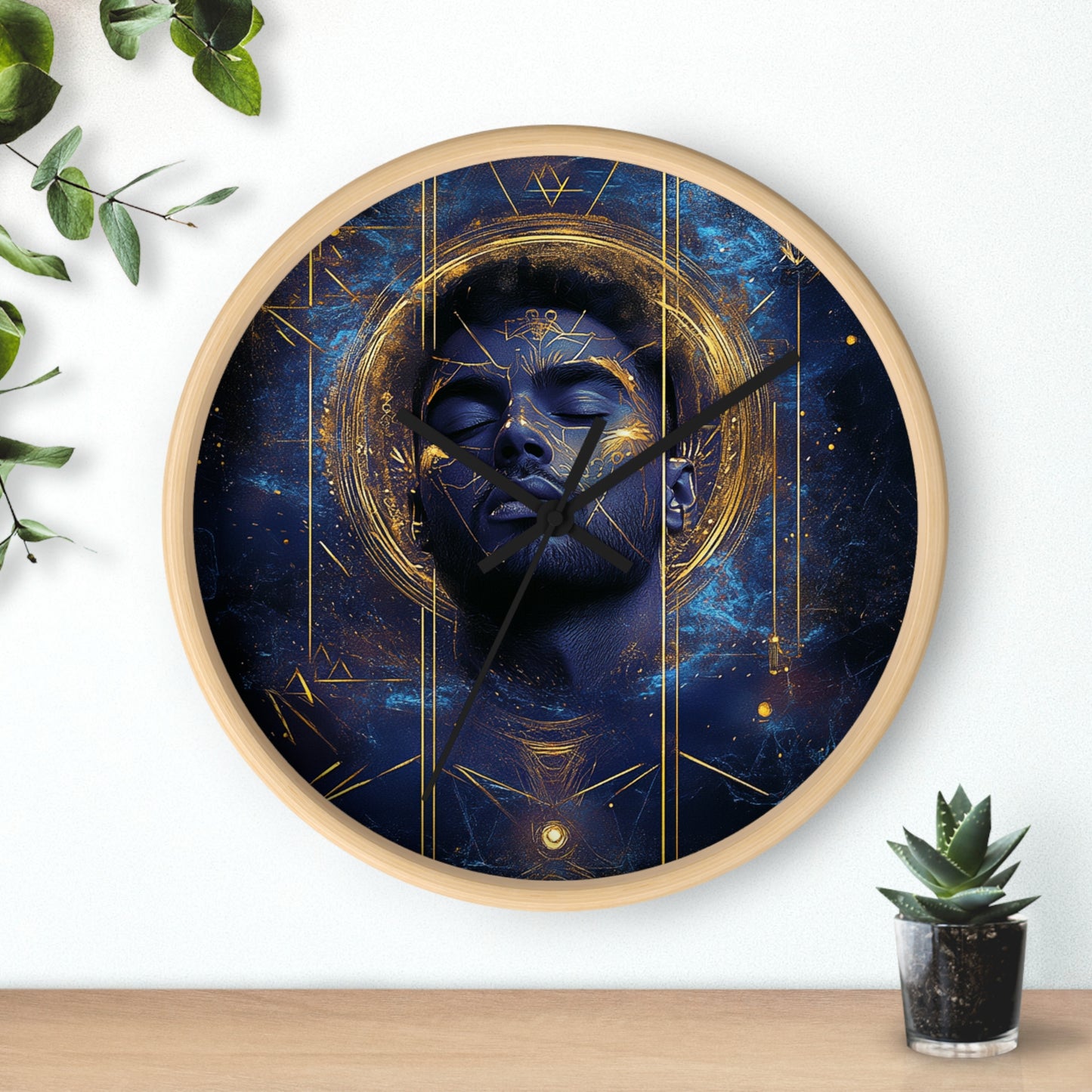 Radiant Masculine Energy Wall Clock