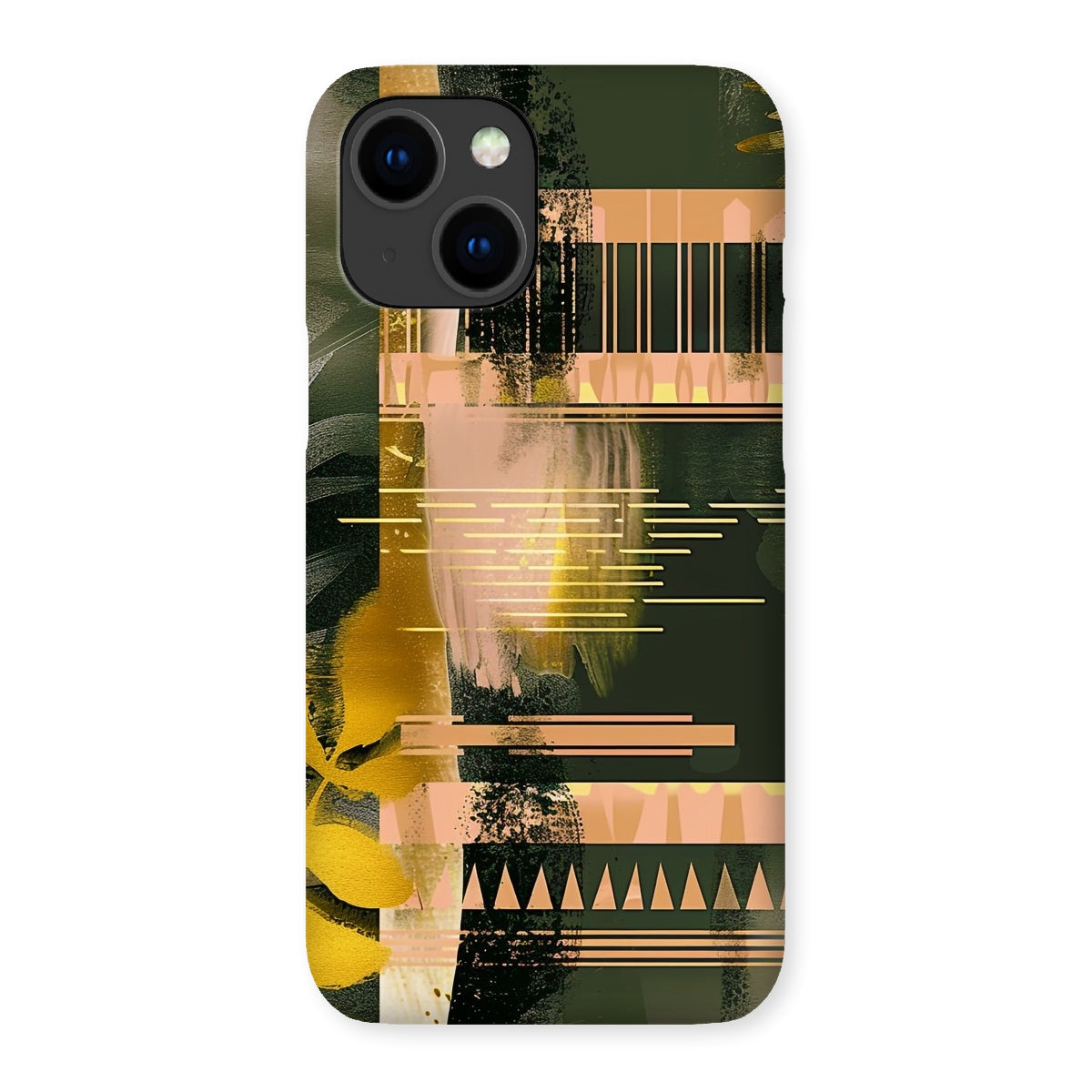 Echoes of Life Eclectic Abstract Art Snap Phone Case