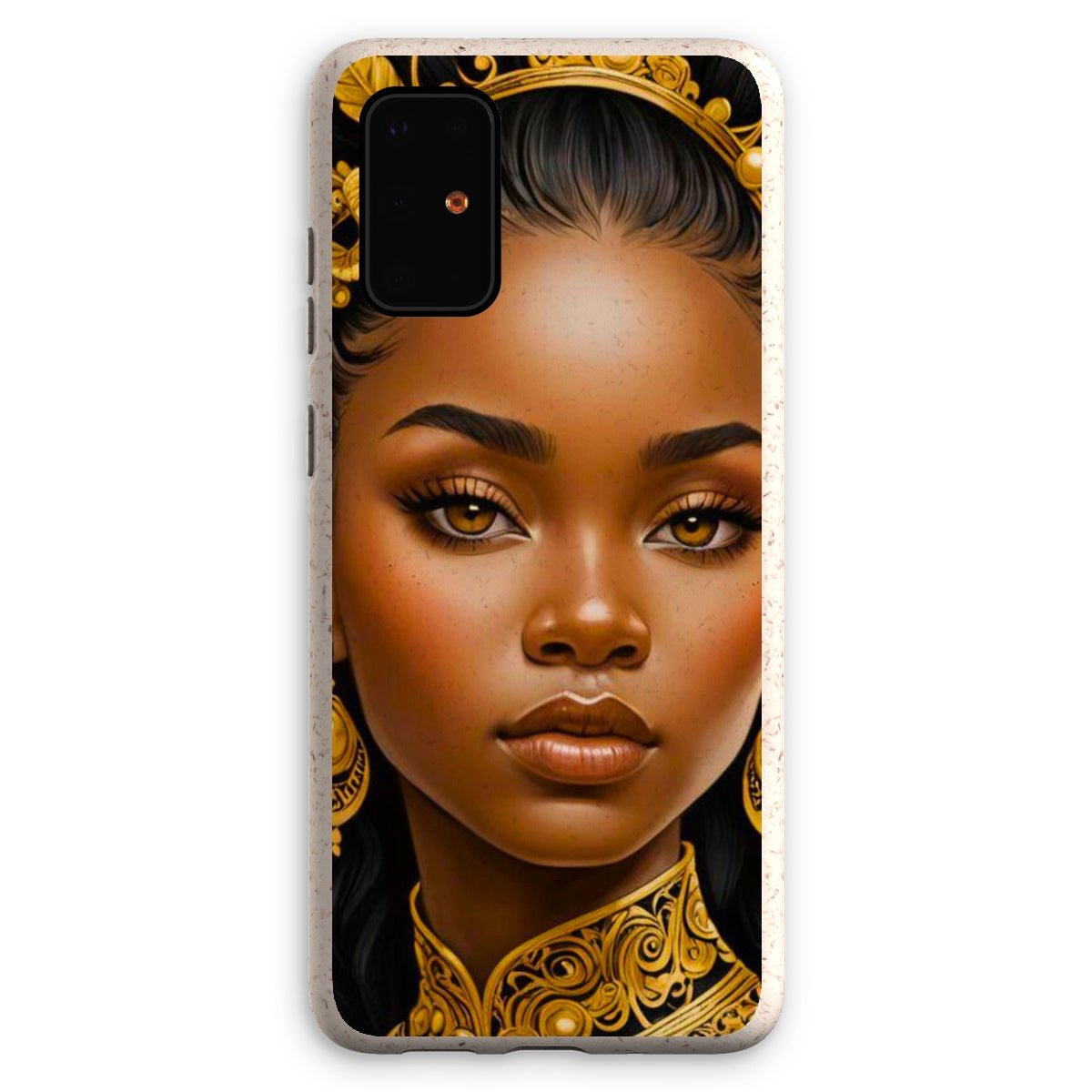 Golden Empress Glow Goddess Eco Phone Case