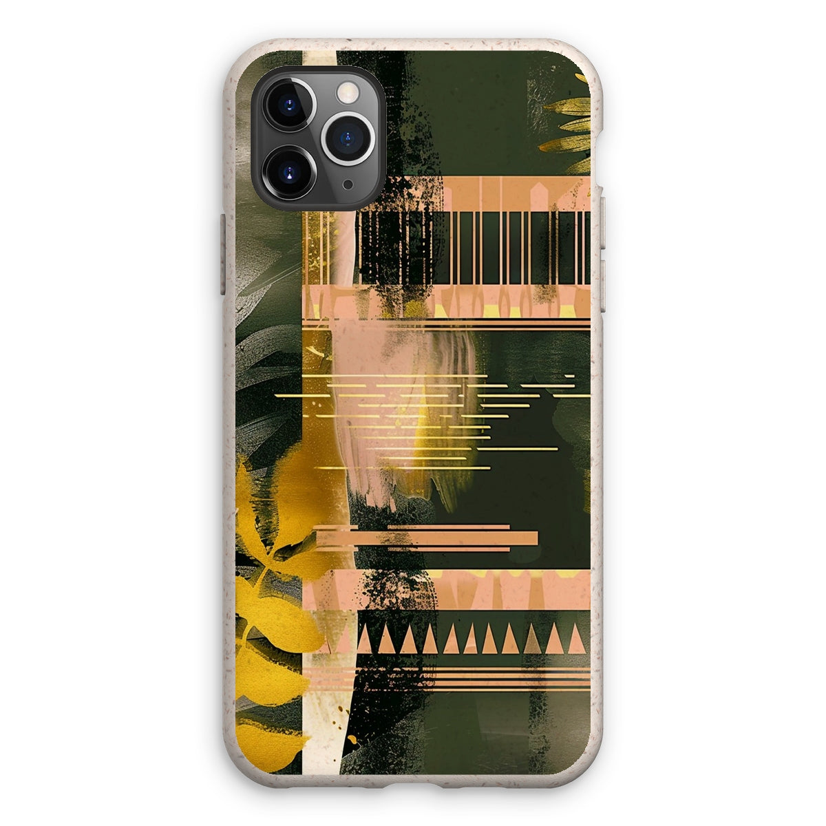 Echoes of Life Eclectic Abstract Art Eco Phone Case