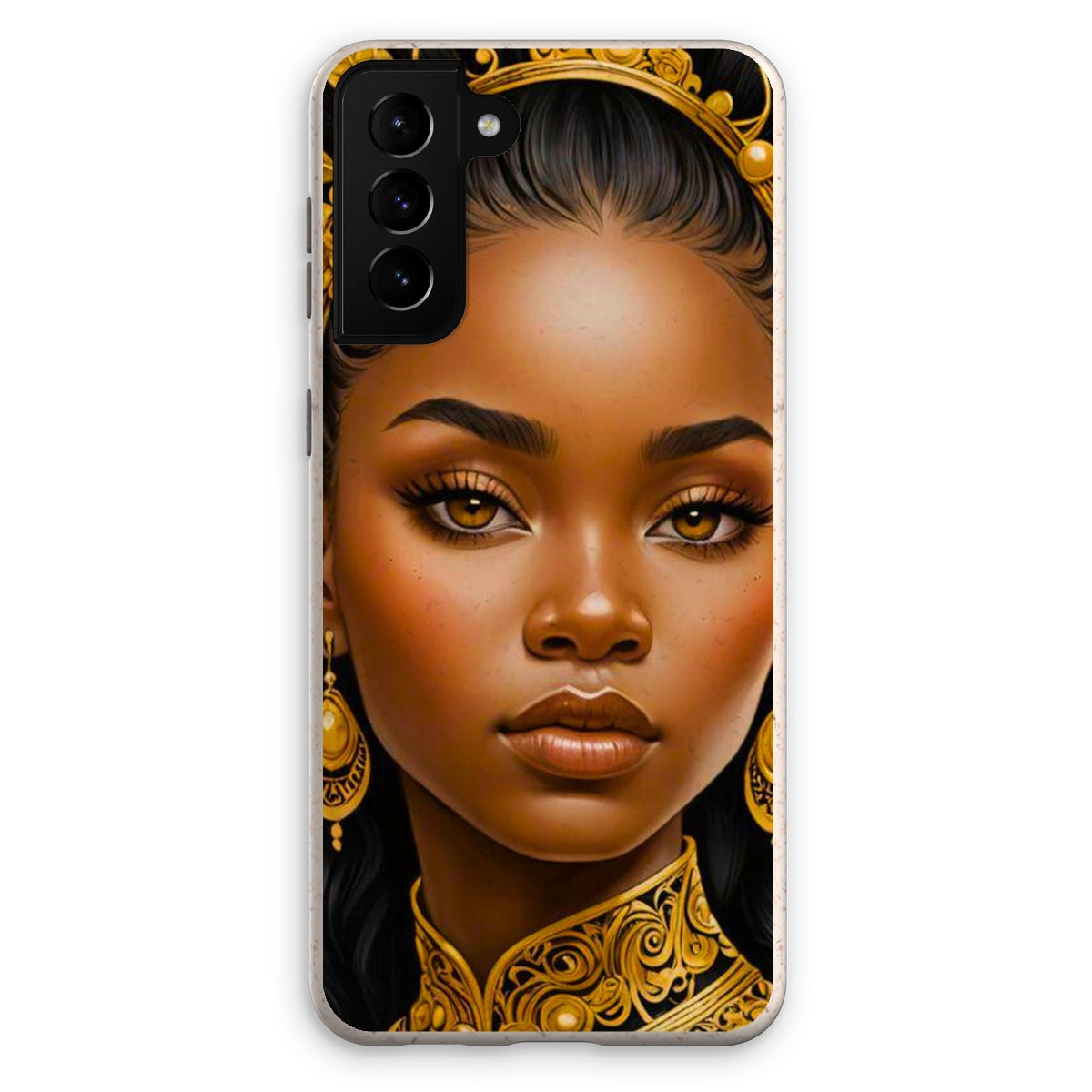 Golden Empress Glow Goddess Eco Phone Case