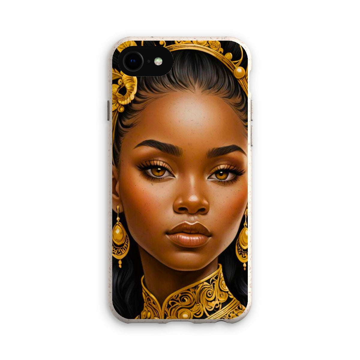 Golden Empress Glow Goddess Eco Phone Case