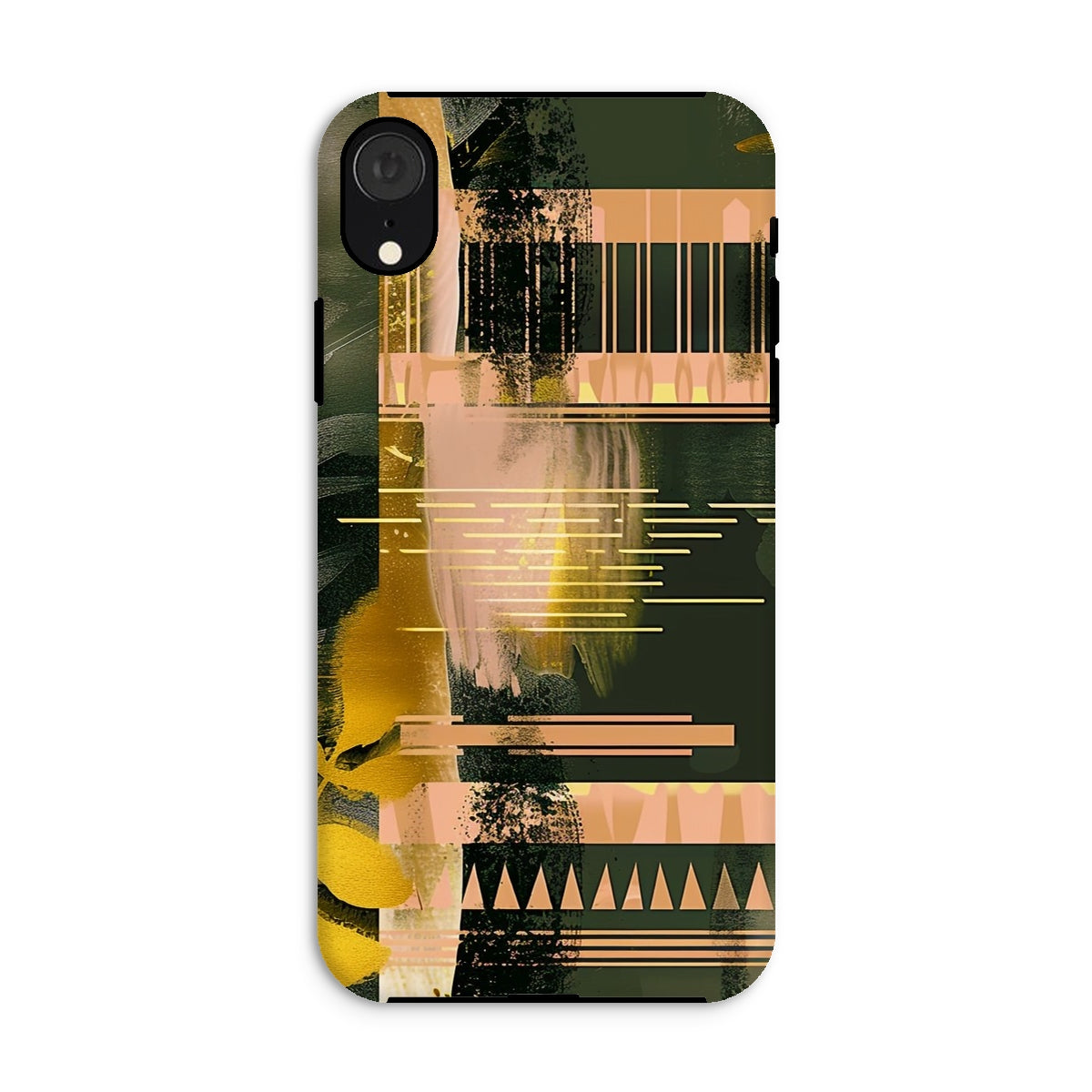 Echoes of Life Eclectic Abstract Art Tough Phone Case