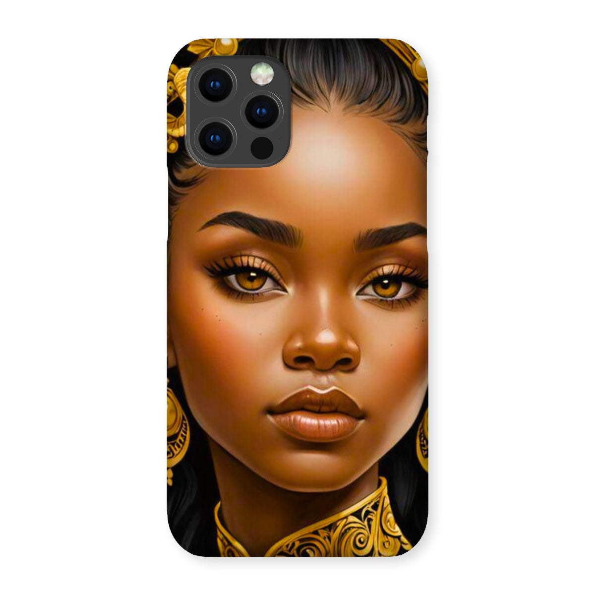 Golden Empress Glow Goddess Snap Phone Case