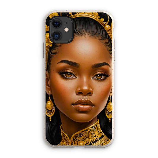 Golden Empress Glow Goddess Eco Phone Case