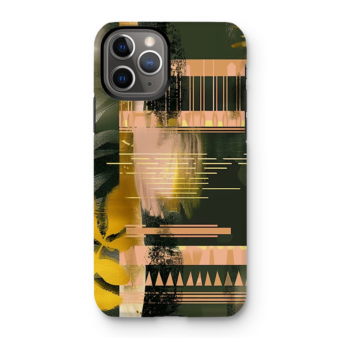 Echoes of Life Eclectic Abstract Art Tough Phone Case