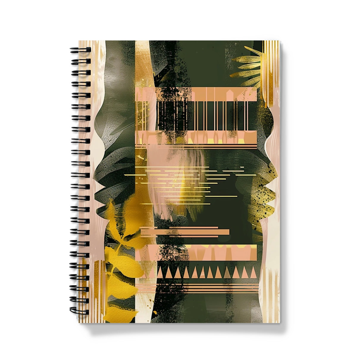 Echoes of Life Eclectic Abstract Art Notebook