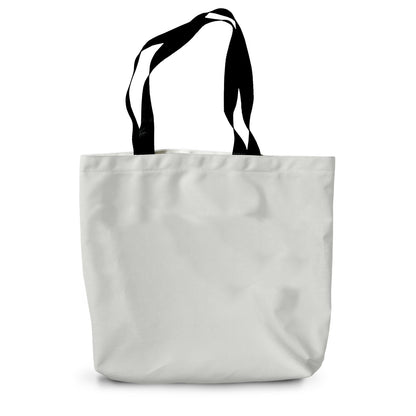 Echoes of Life Eclectic Abstract Art Canvas Tote Bag