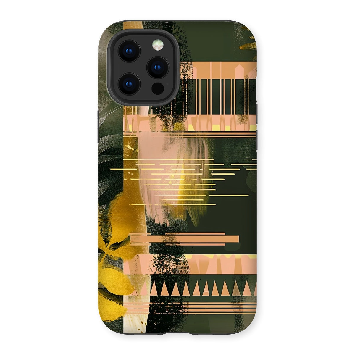 Echoes of Life Eclectic Abstract Art Tough Phone Case