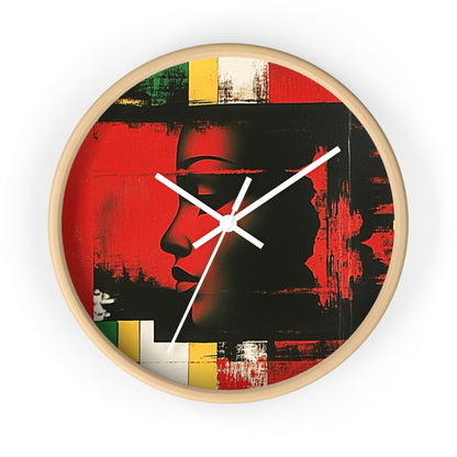 Sub-Saharan Mirage Wall Clock