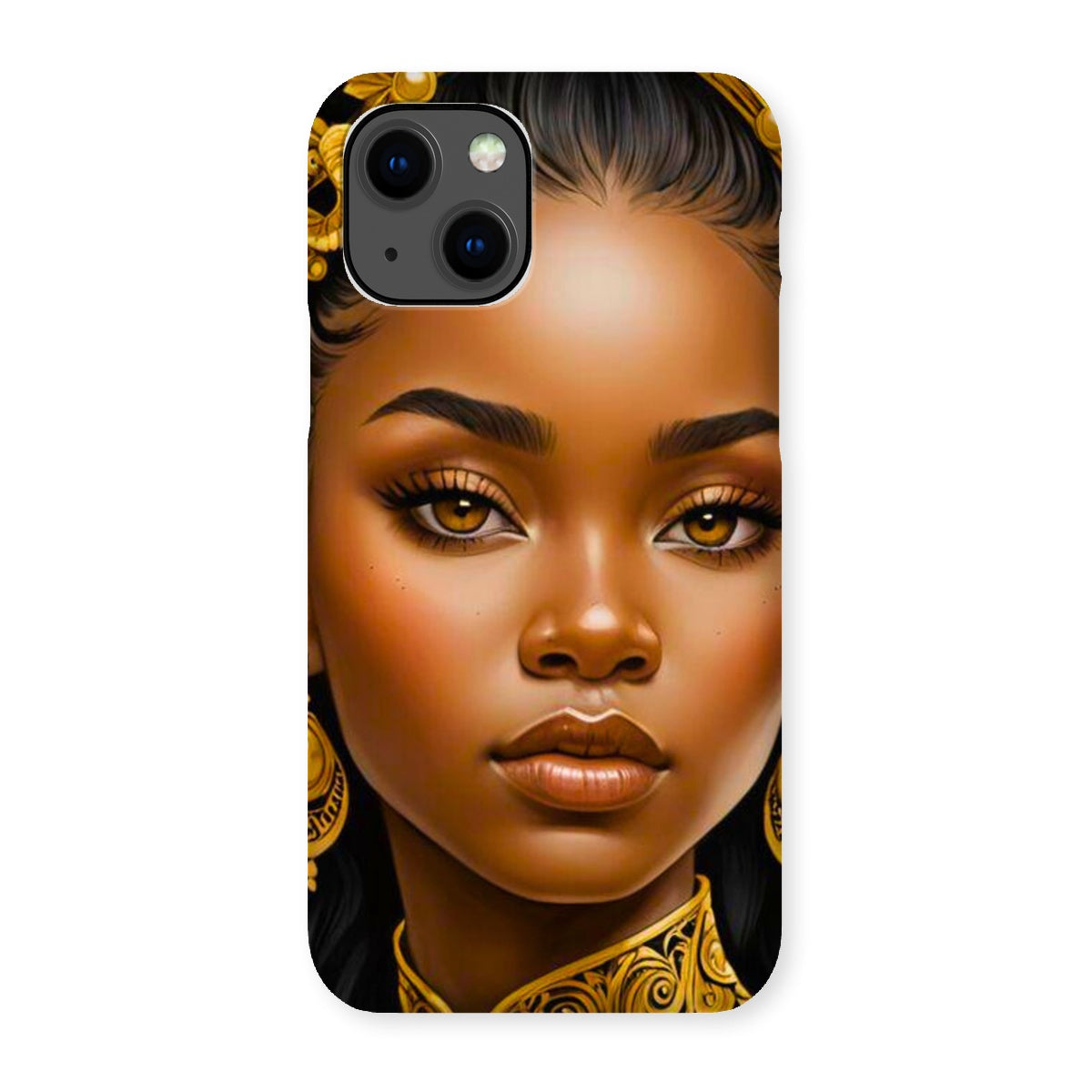 Golden Empress Glow Goddess Snap Phone Case