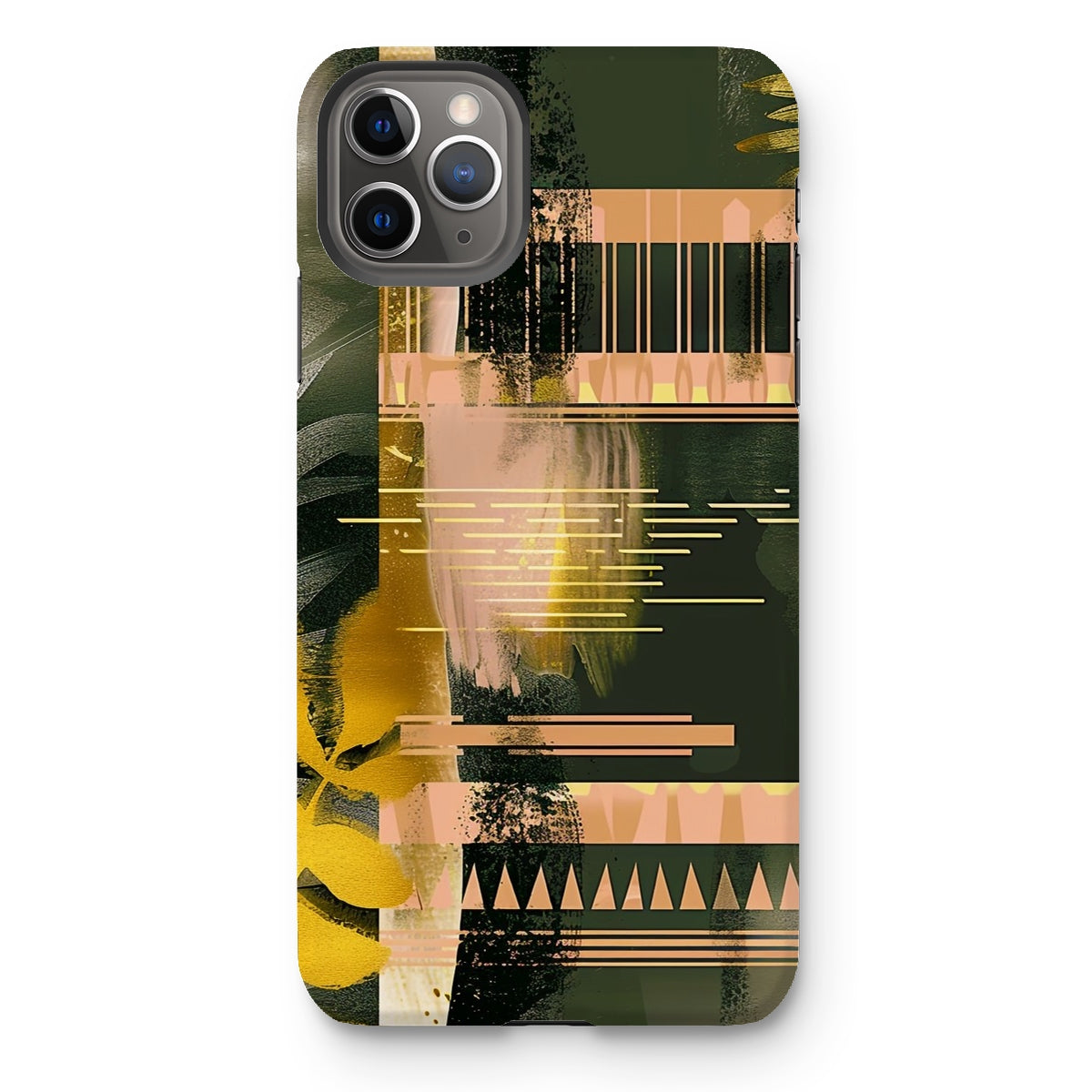 Echoes of Life Eclectic Abstract Art Tough Phone Case