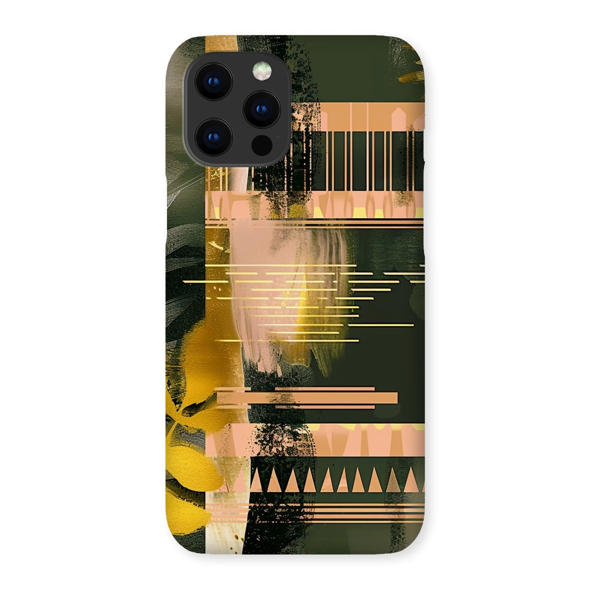 Echoes of Life Eclectic Abstract Art Snap Phone Case