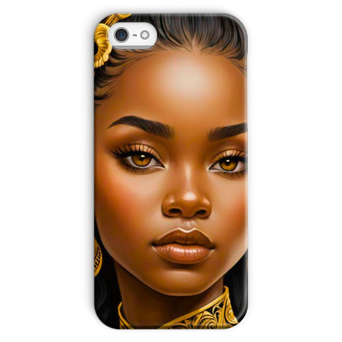 Golden Empress Glow Goddess Snap Phone Case