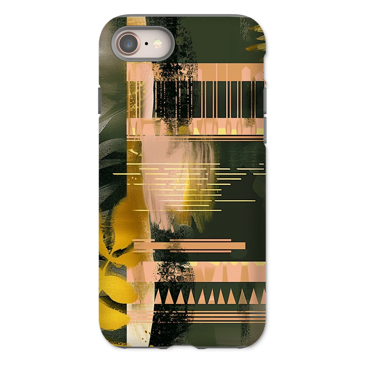 Echoes of Life Eclectic Abstract Art Tough Phone Case