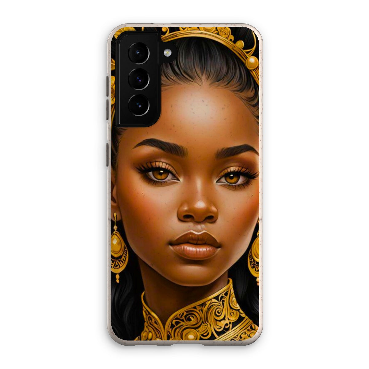 Golden Empress Glow Goddess Eco Phone Case