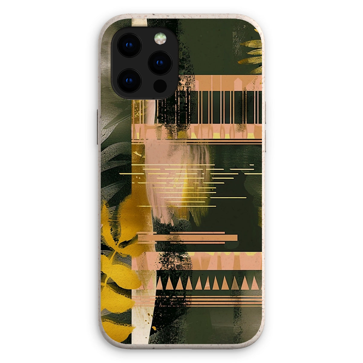 Echoes of Life Eclectic Abstract Art Eco Phone Case