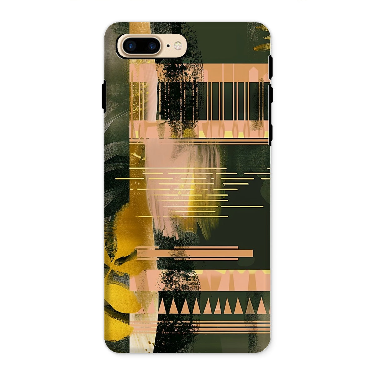 Echoes of Life Eclectic Abstract Art Tough Phone Case