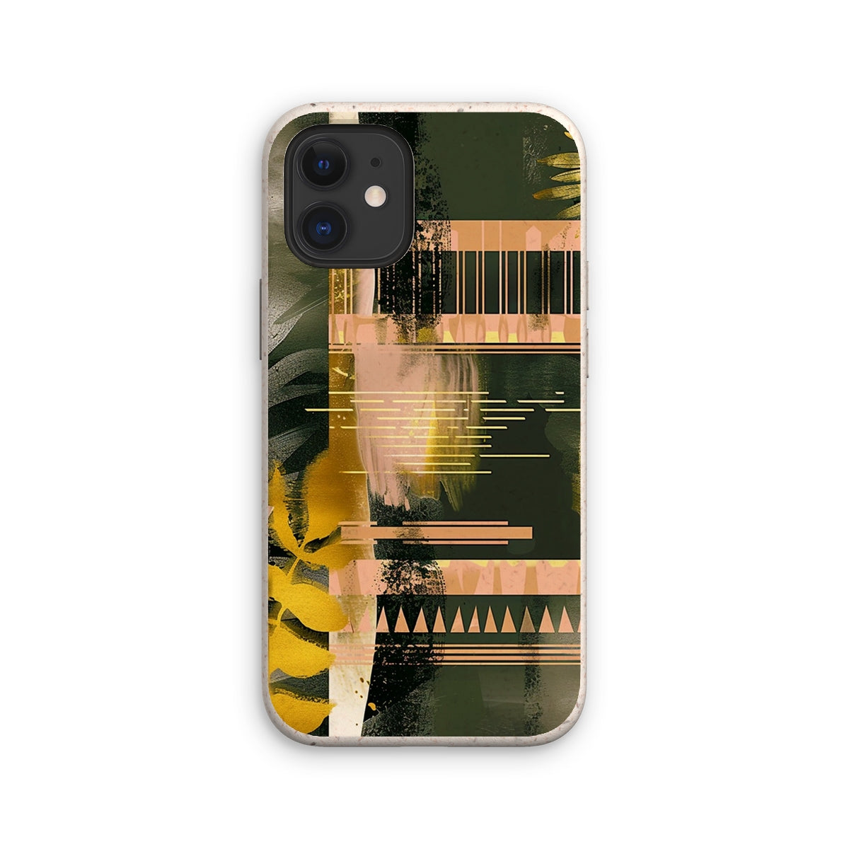 Echoes of Life Eclectic Abstract Art Eco Phone Case