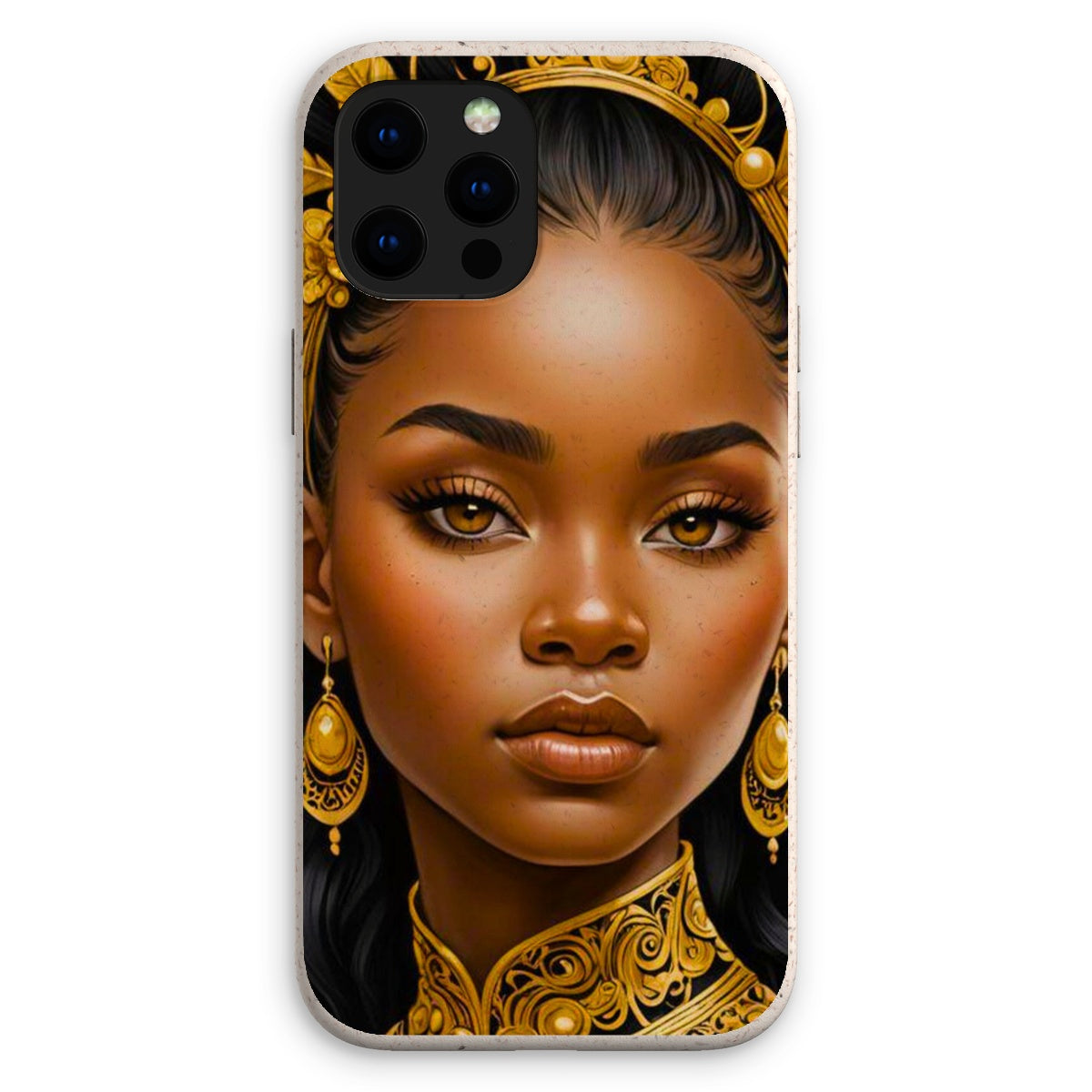 Golden Empress Glow Goddess Eco Phone Case