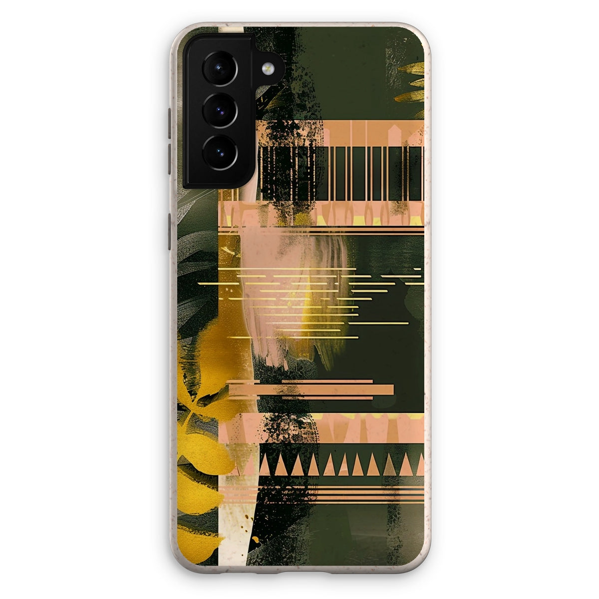 Echoes of Life Eclectic Abstract Art Eco Phone Case