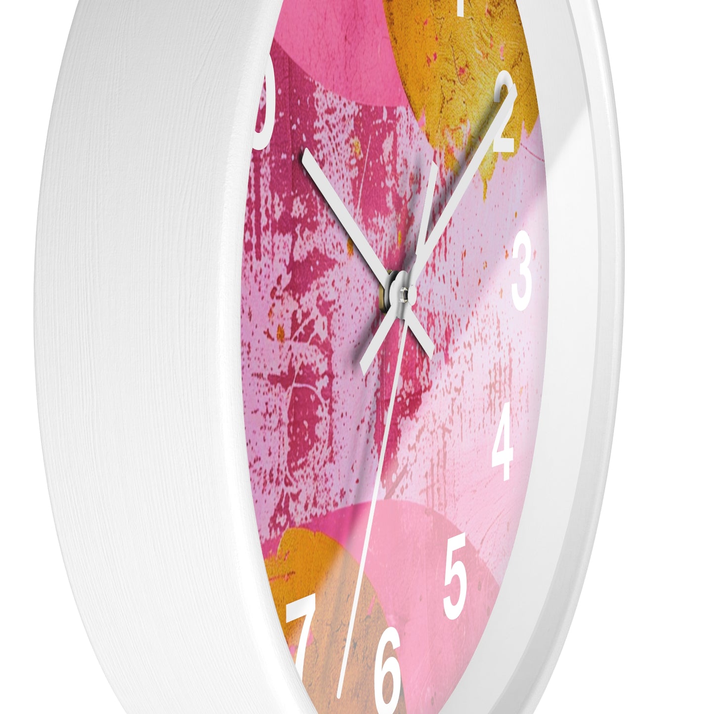 Blush and Gold Serenity Wall Clock