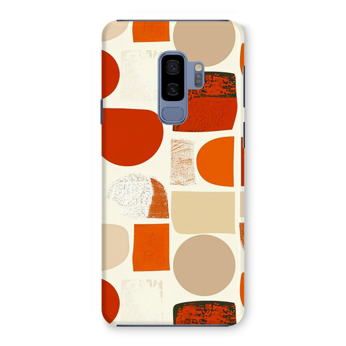 Orange and Brown Abstract Eclectic Art  Snap Phone Case