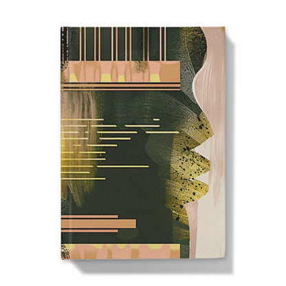 Echoes of Life Eclectic Abstract Art Hardback Journal