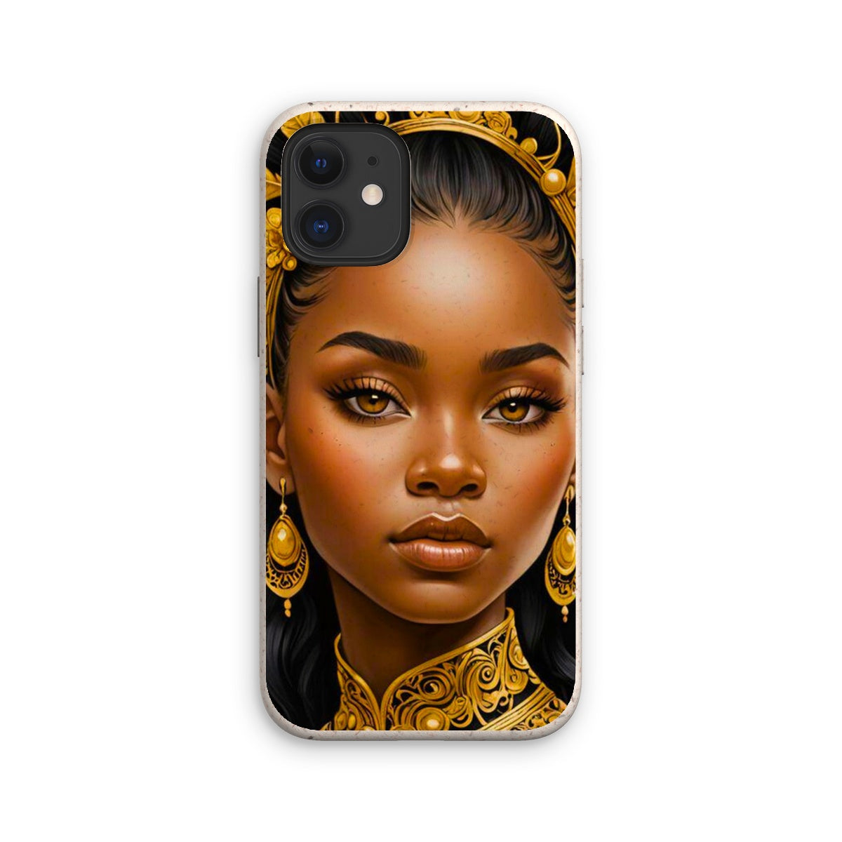 Golden Empress Glow Goddess Eco Phone Case