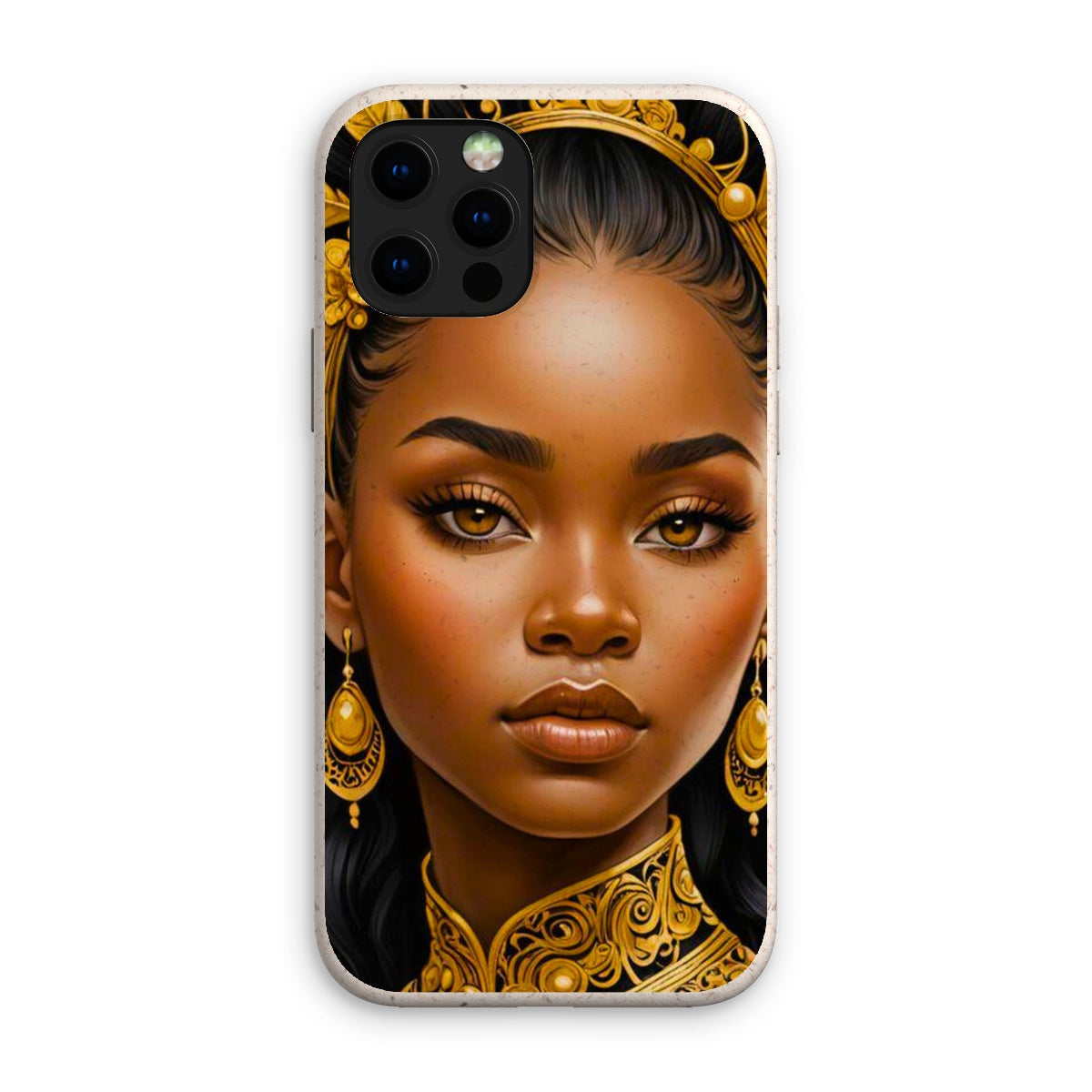 Golden Empress Glow Goddess Eco Phone Case