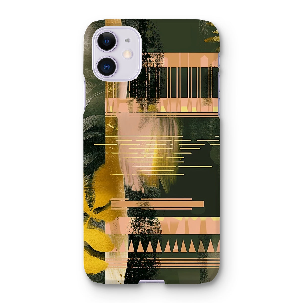 Echoes of Life Eclectic Abstract Art Snap Phone Case