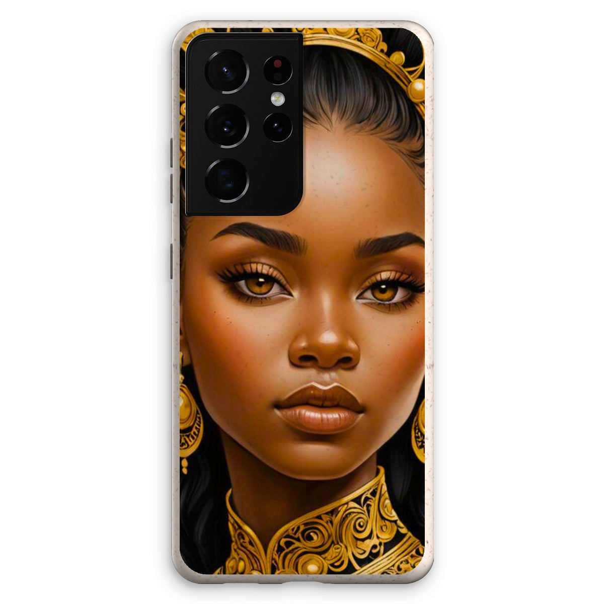 Golden Empress Glow Goddess Eco Phone Case